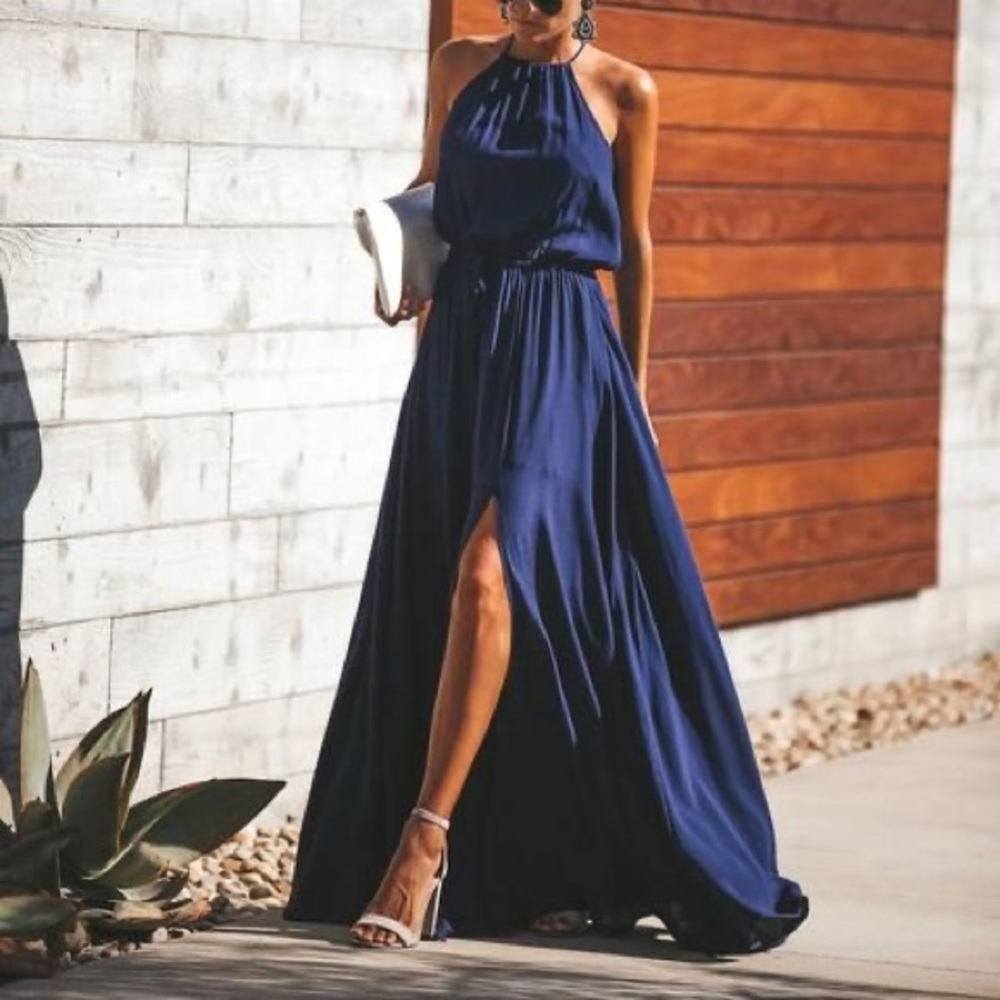 Navy blue Vici maxi dress